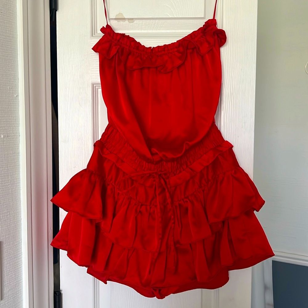 CUTEST red romper